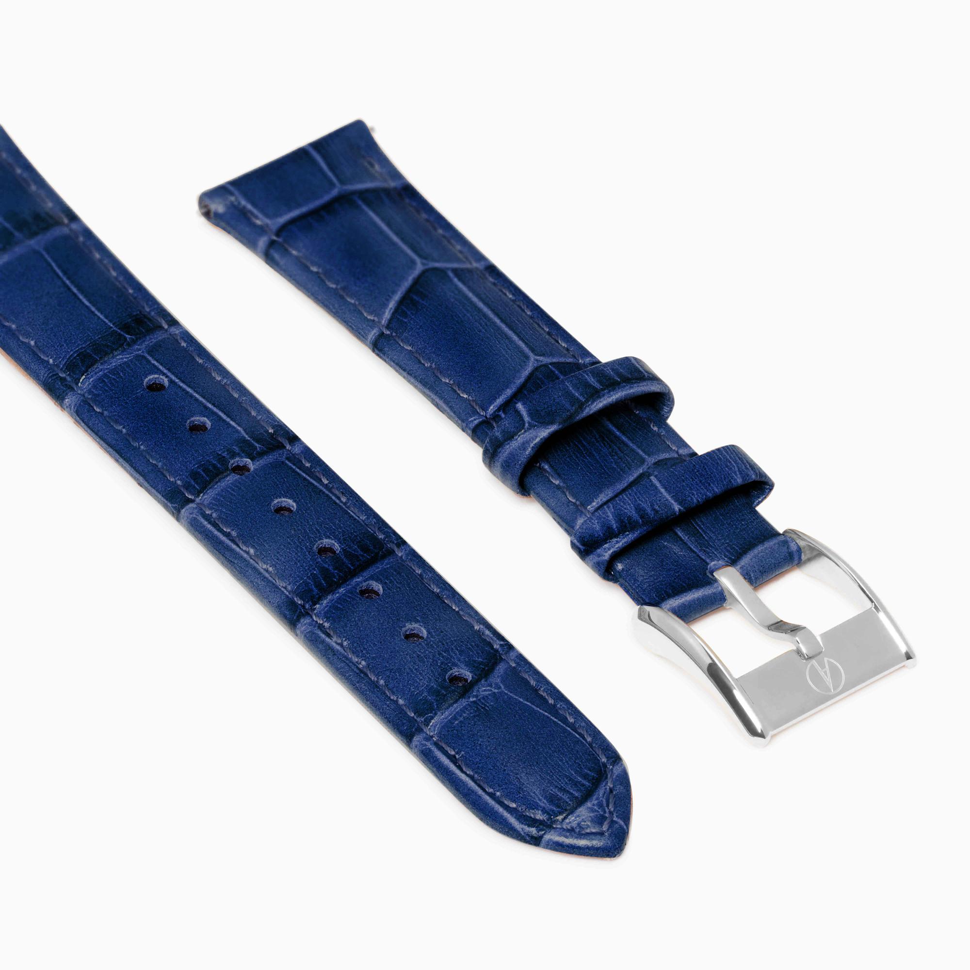 Accurist Everyday Ladies Navy Leather 16mm Strap
